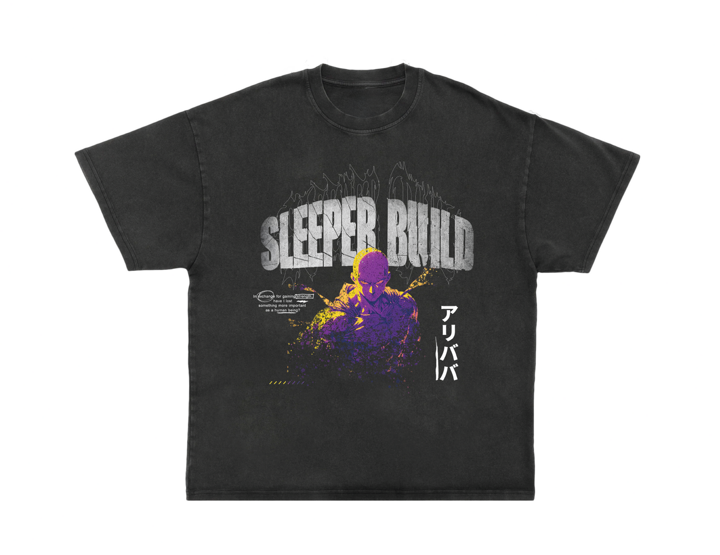 SleeperBuild Heavy One-Hit-Wonder Tee – Acid Wash